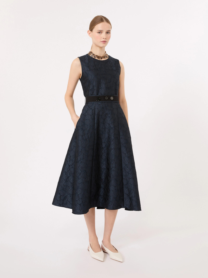 'S Max Mara SAX Sleeveless jacquard dress - MIDNIGHTBLUE outlook