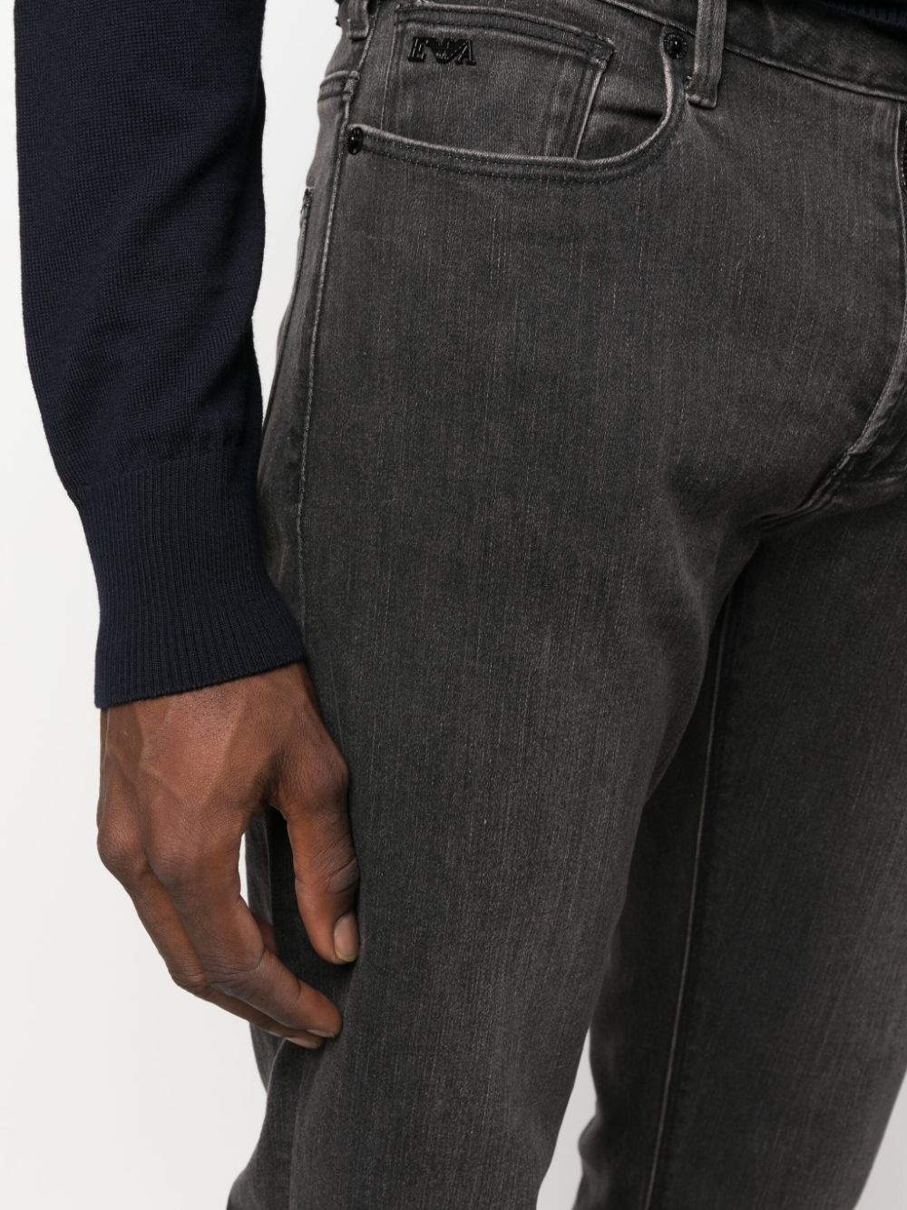 mid-rise skinny jeans - 5