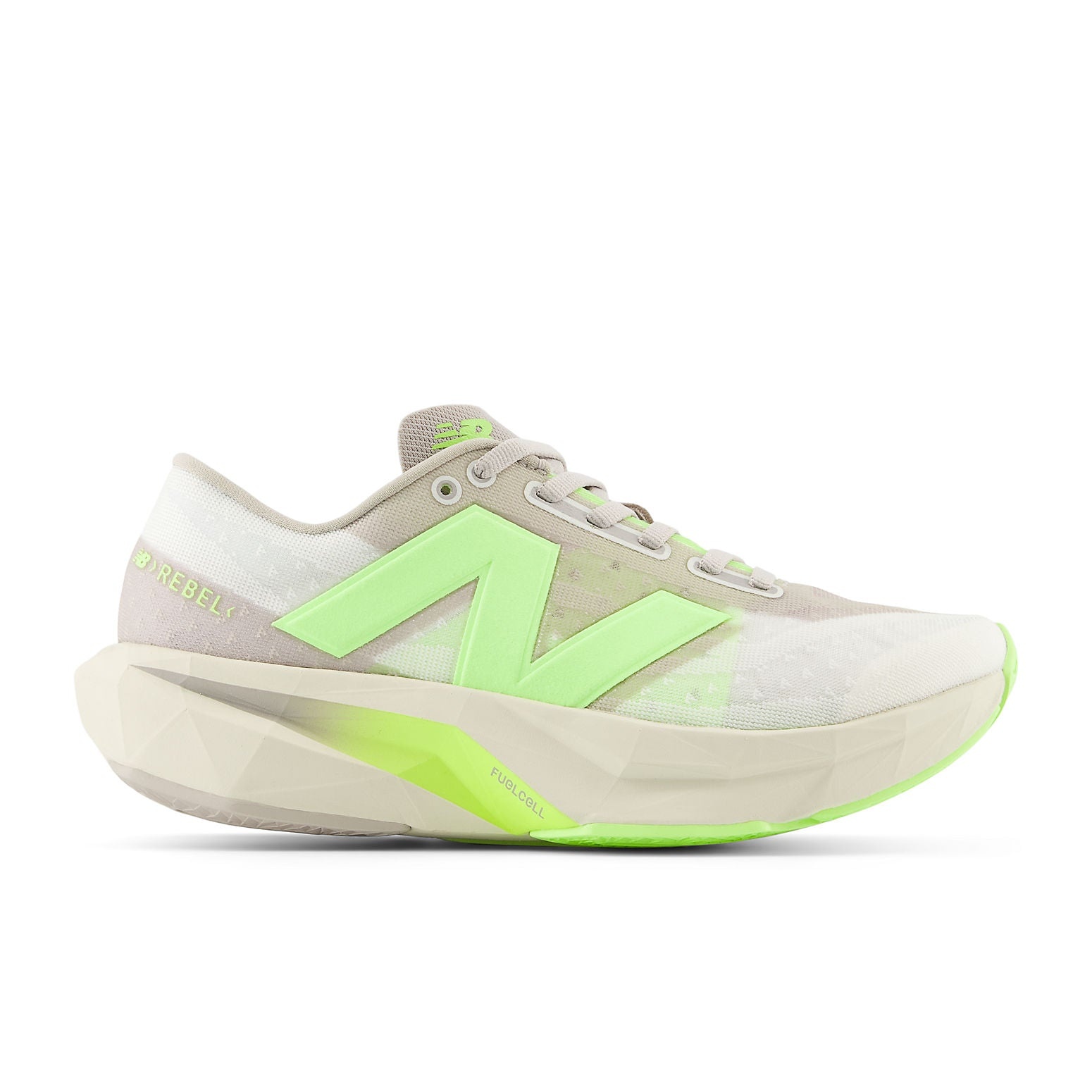 (WMNS) New Balance FuelCell Rebel V4 'Beige Green' WFCXLUM - 2