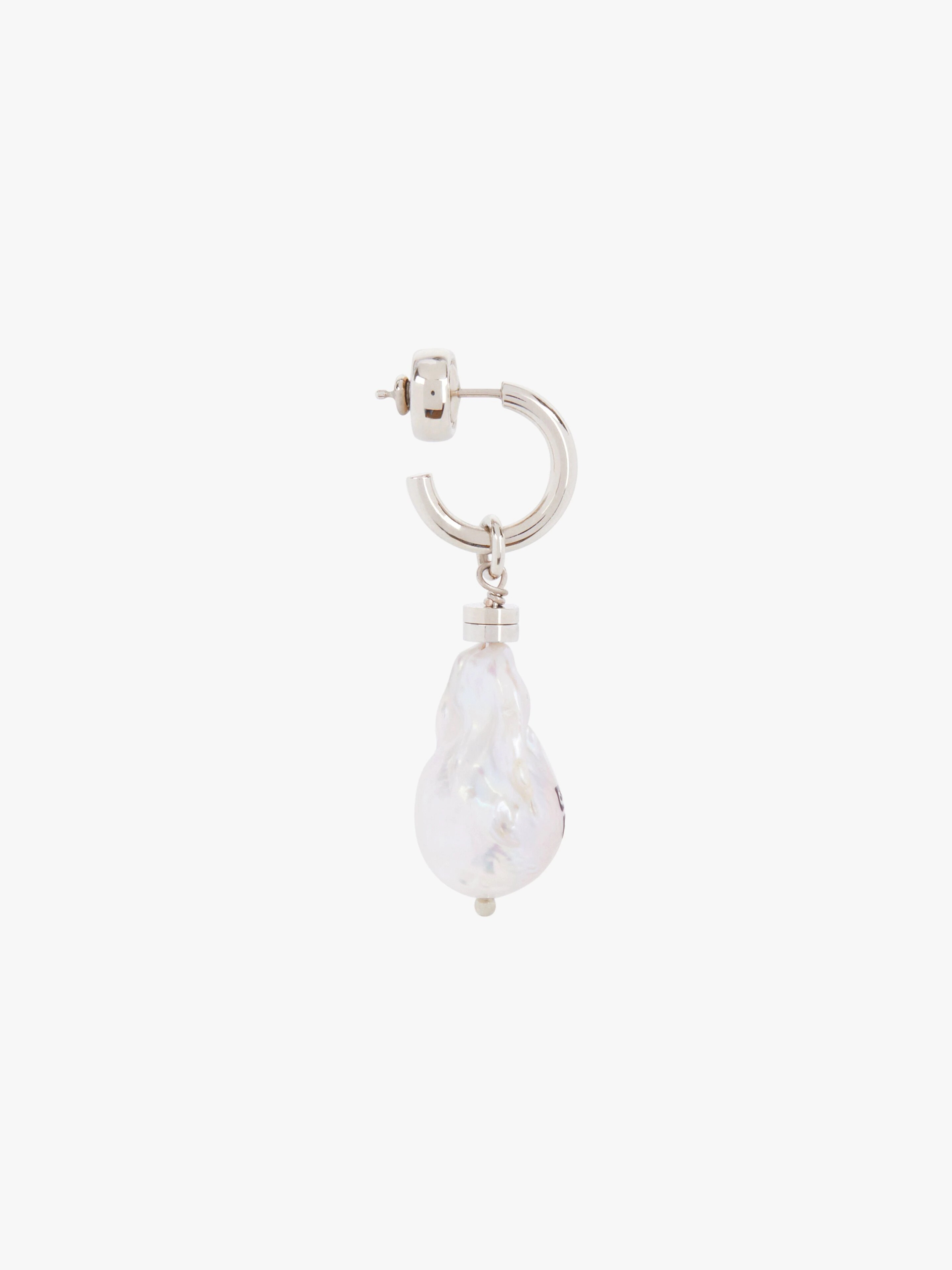 EARRING IN METAL WITH 4G PEARLS - 5