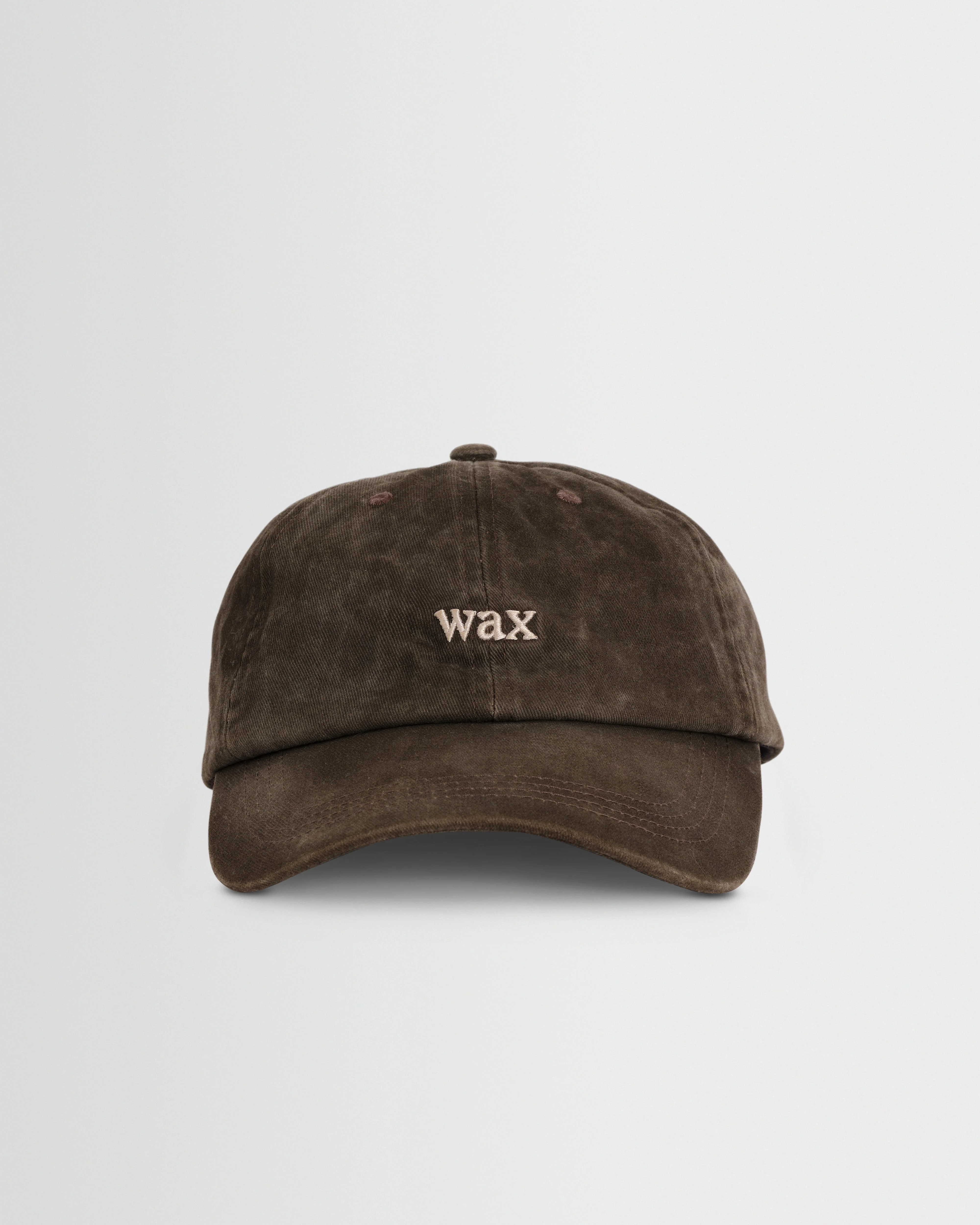Spencer - Washed Brown Heavy Cotton Twill Sports Cap - 1