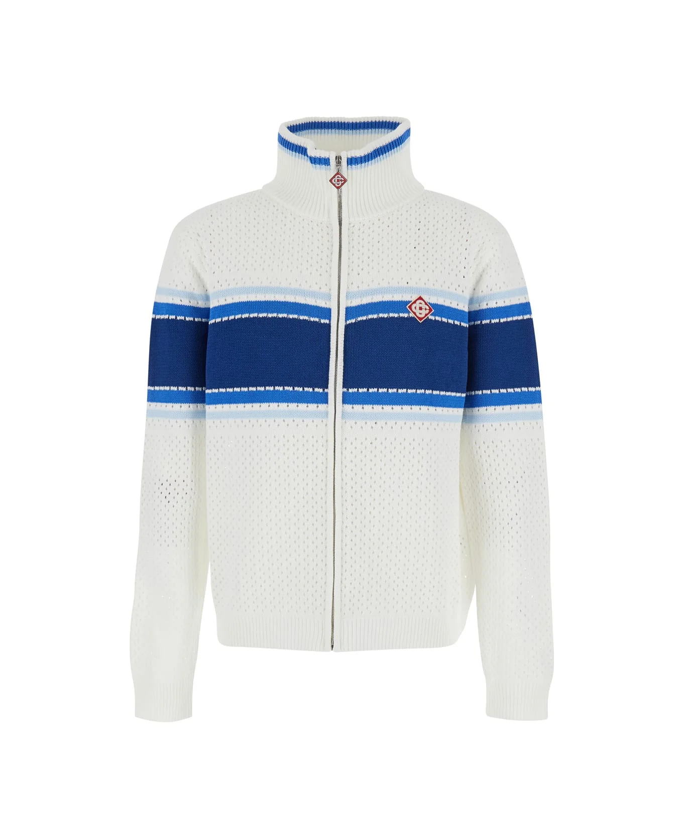 Mesh Stripe Track Jacket - 1