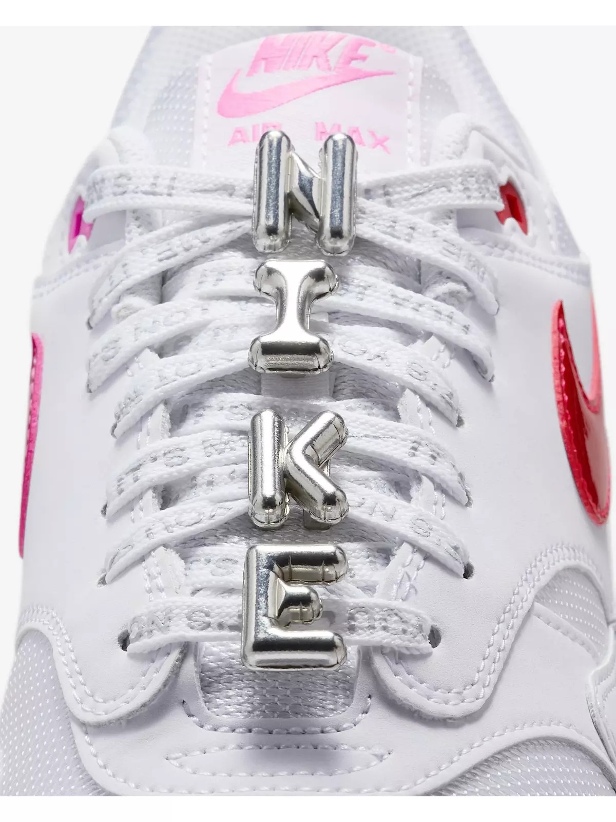 Air Max 1 Premium "White/Playful Pink/University Red" Men's Shoe - 6
