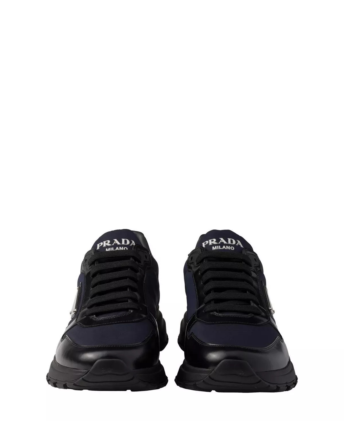 Men's Prax 01 Re-Nylon and Brushed Leather Sneakers - 4