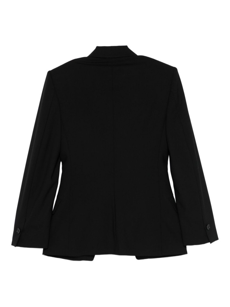 MSGM button-fastening blazer outlook
