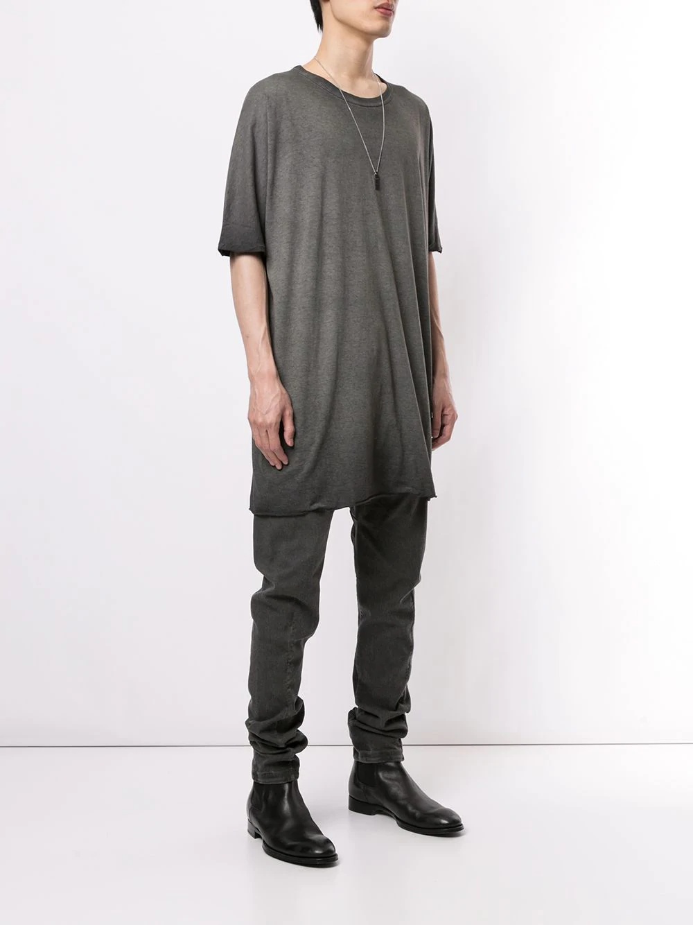 gradient-effect long T-shirt - 3