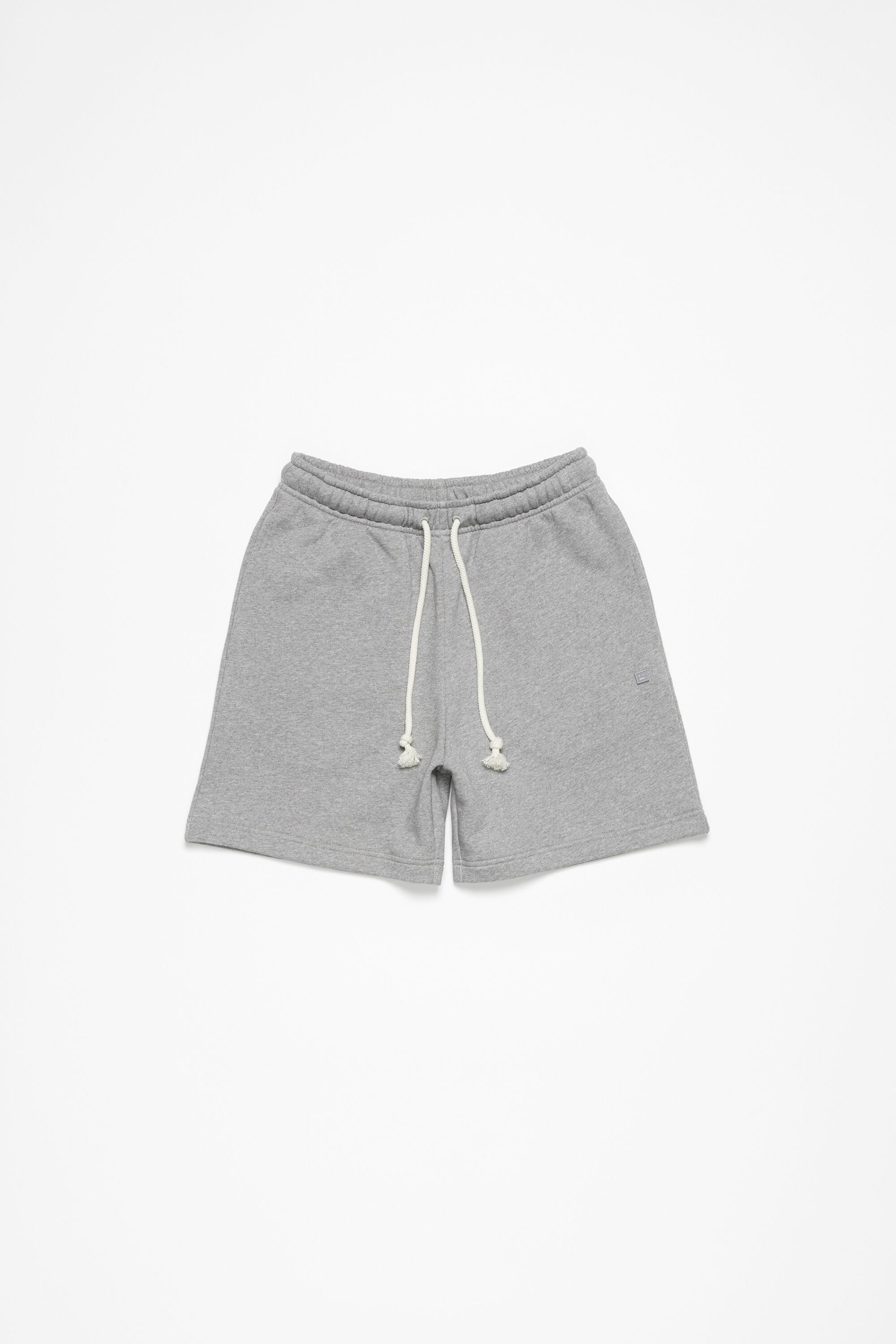 Fleece shorts - Light Grey Melange - 1
