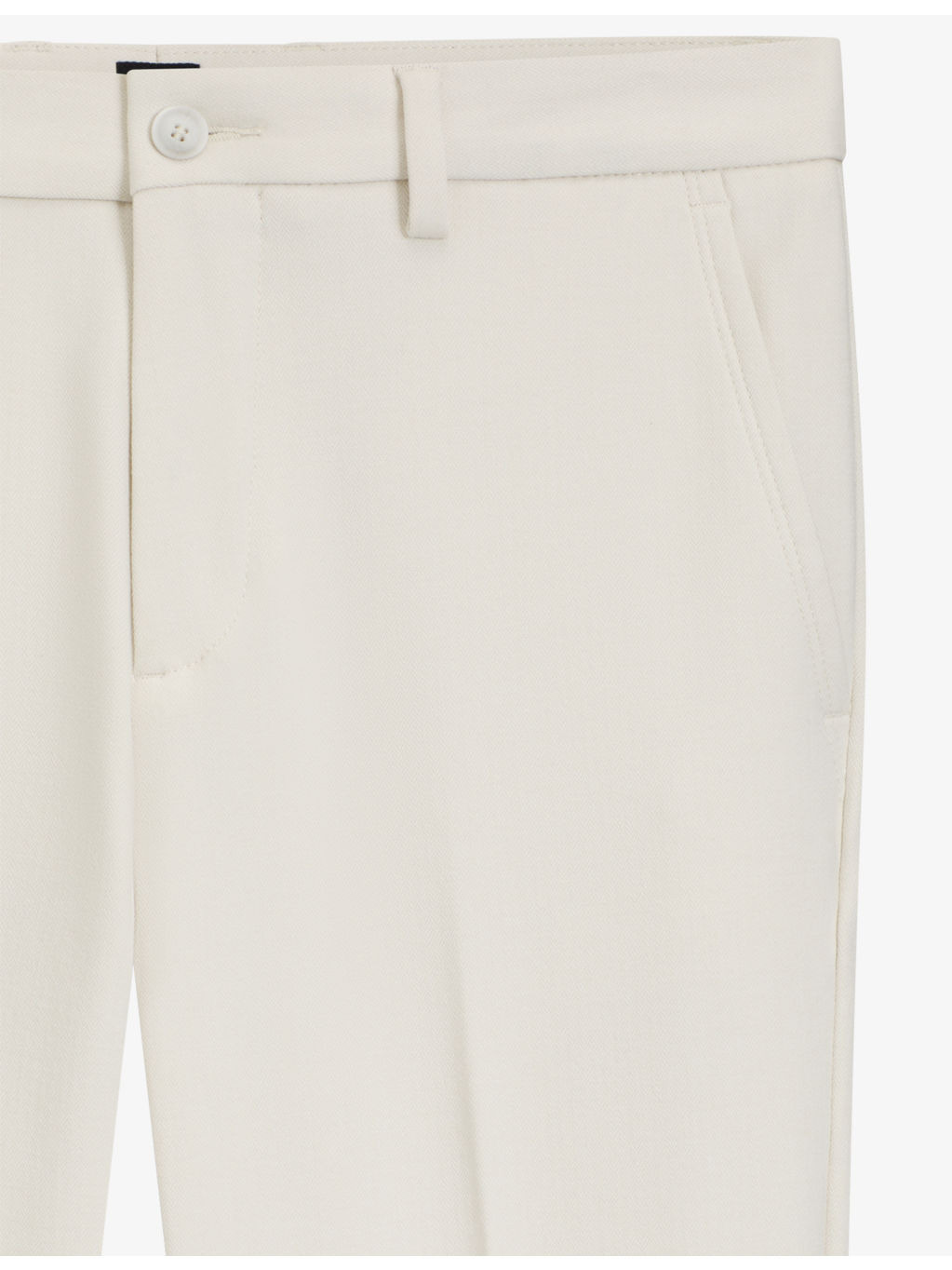Slim-Fit Elasticated-Waist Woven Trousers - 6