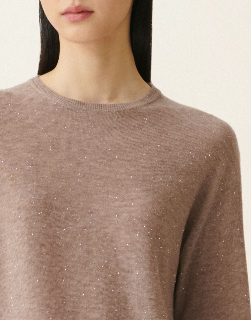 Wool sweater with sequins 5
