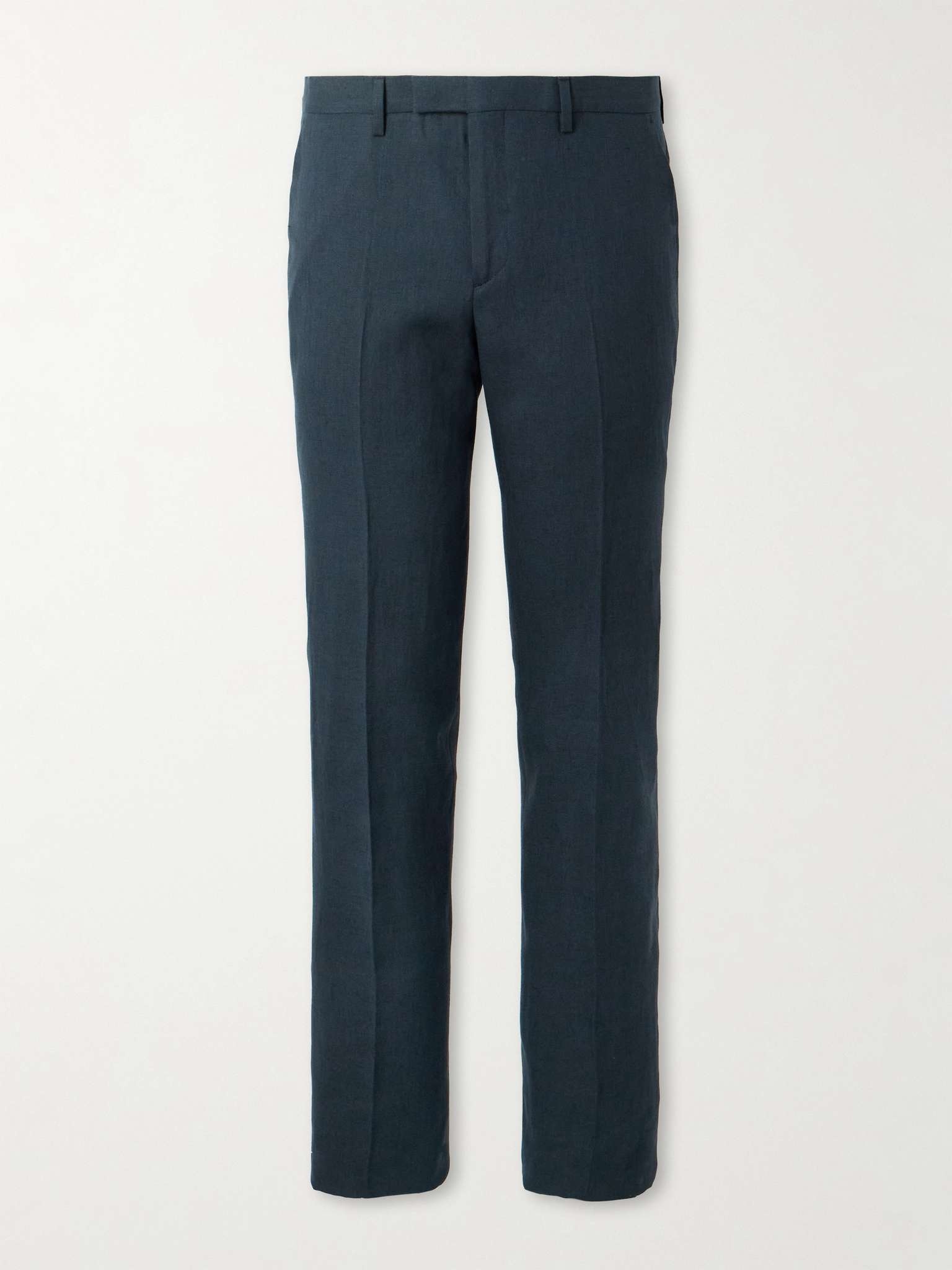 Slim-Fit Linen Suit Trousers - 1