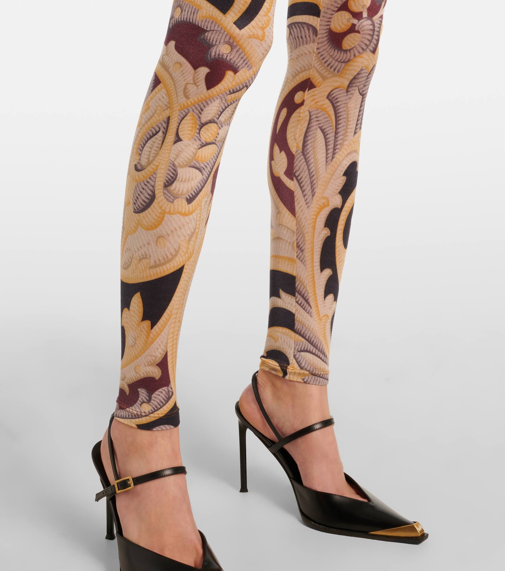 x Etro Baroque paisley leggings - 5
