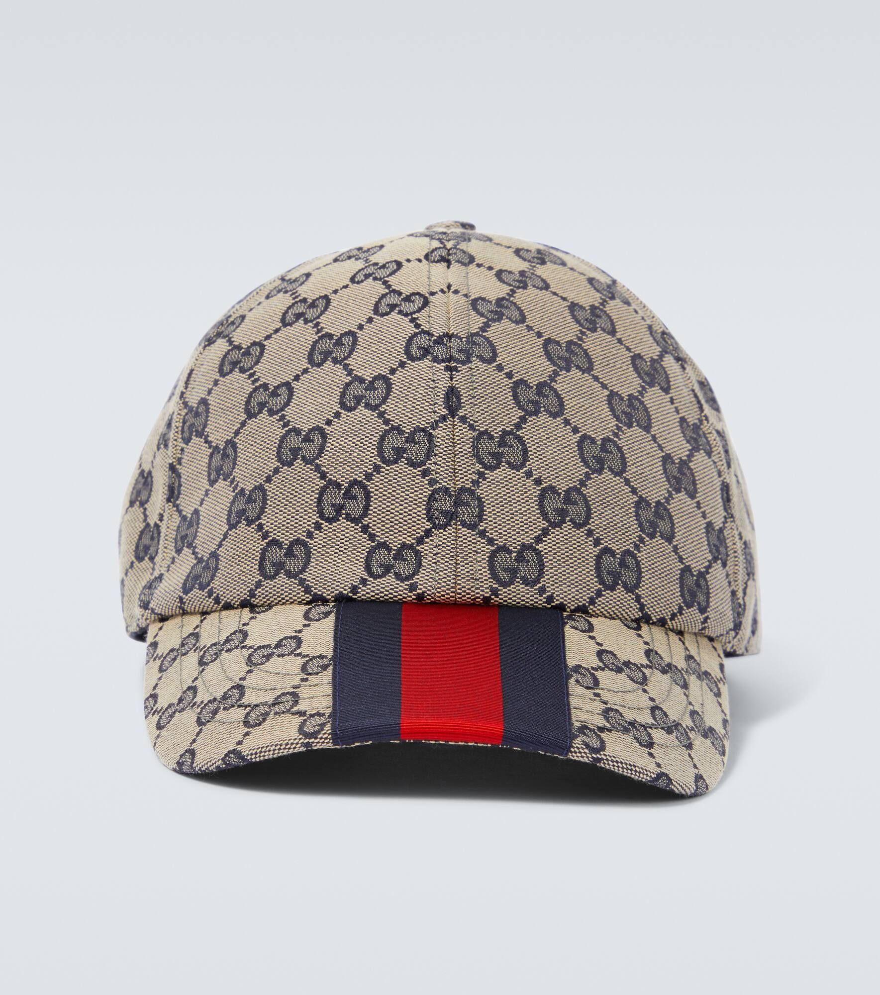 GG canvas baseball cap - 1