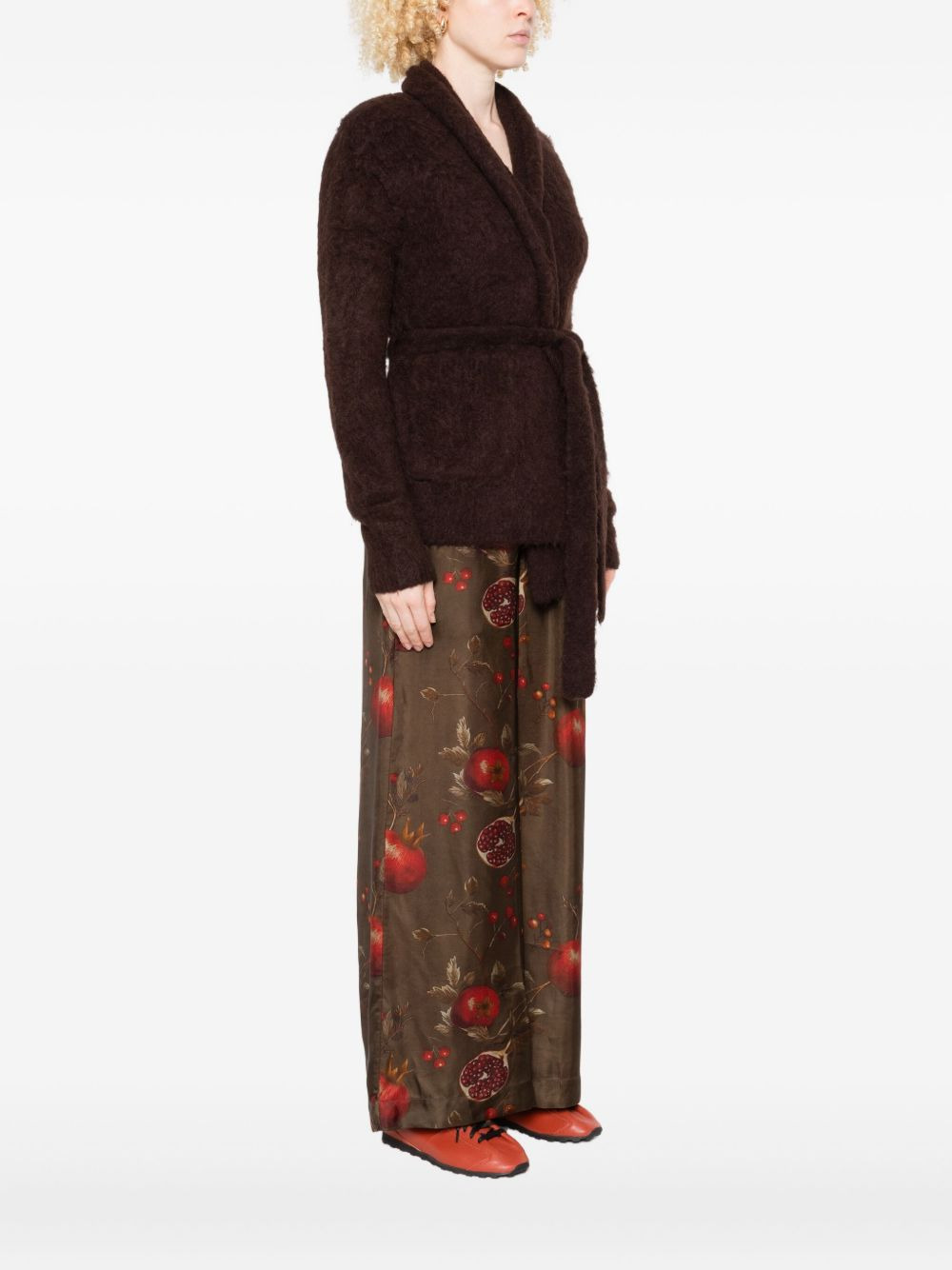 belted cardigan - 3