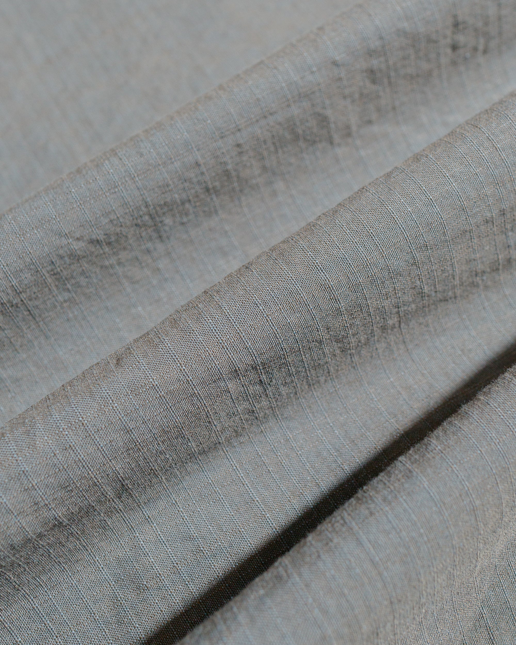 Open Collar Slab Chambray Sage - 6