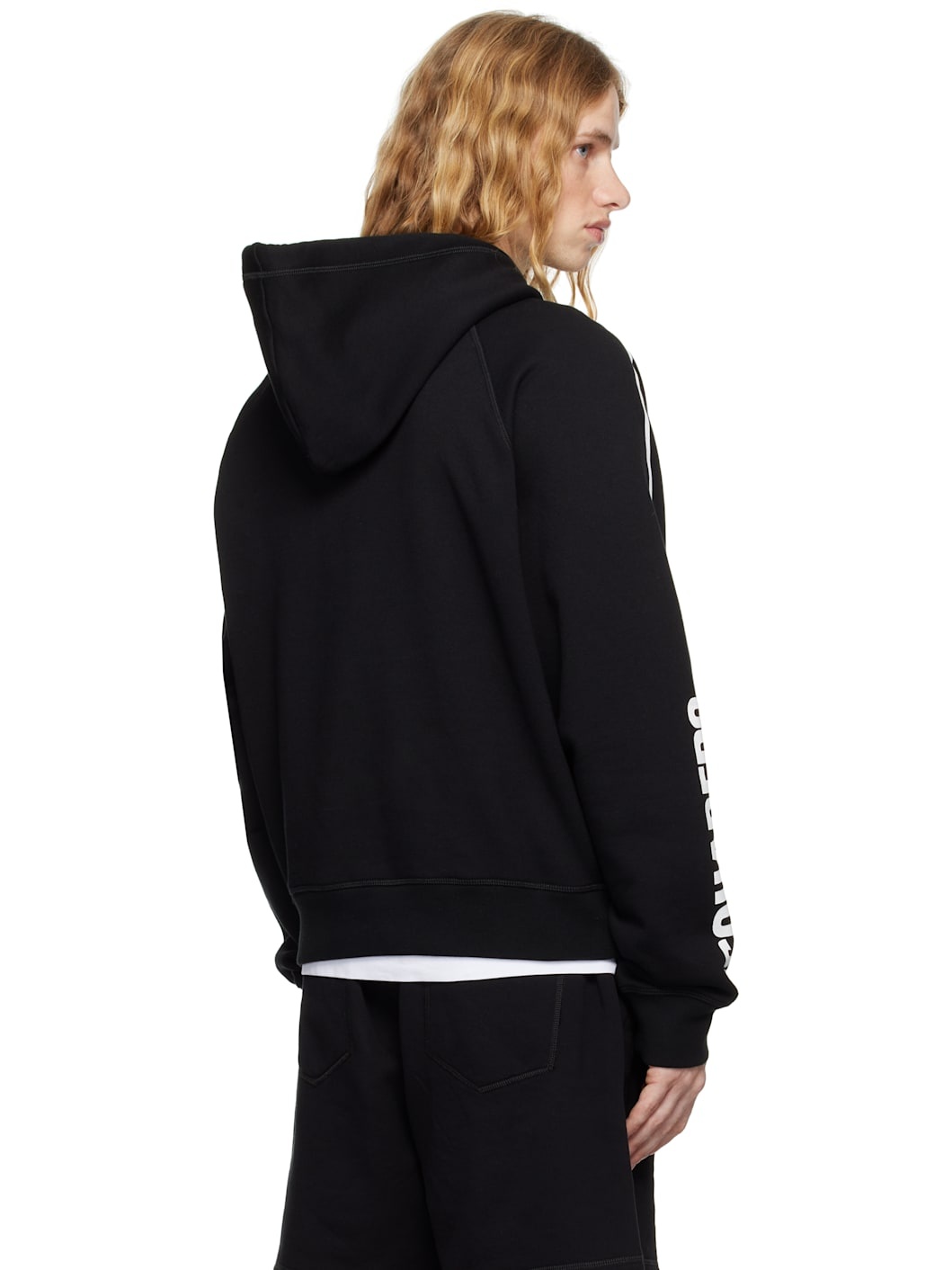 Black Cipro Raglan Fit Hoodie - 3
