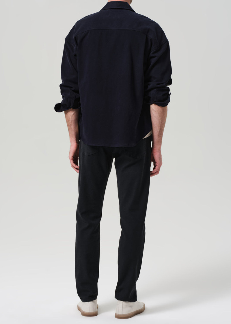 Adler Slim French Terry In Charred Cedar 3