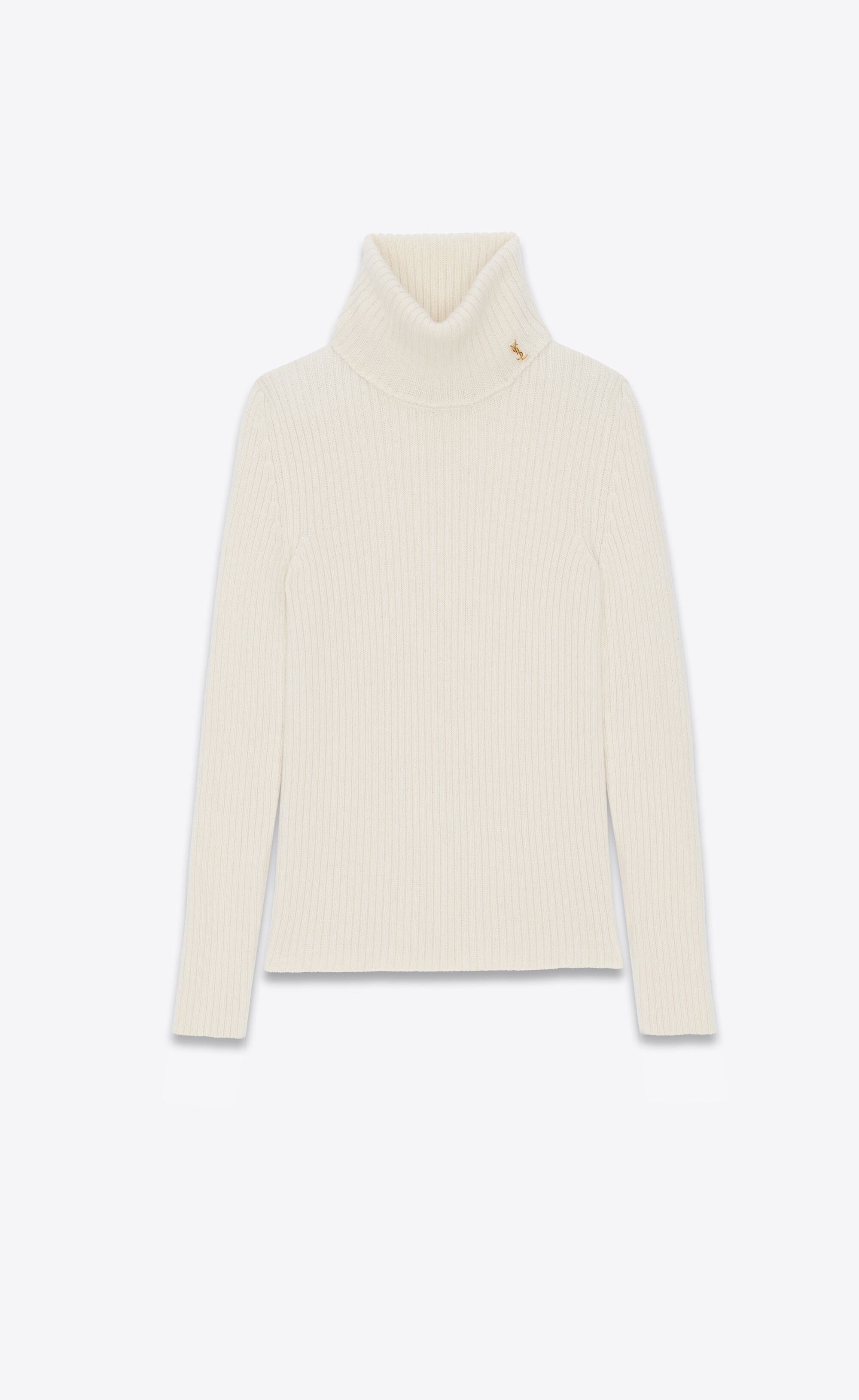 turtleneck sweater in wool, cashmere and mohair - 1