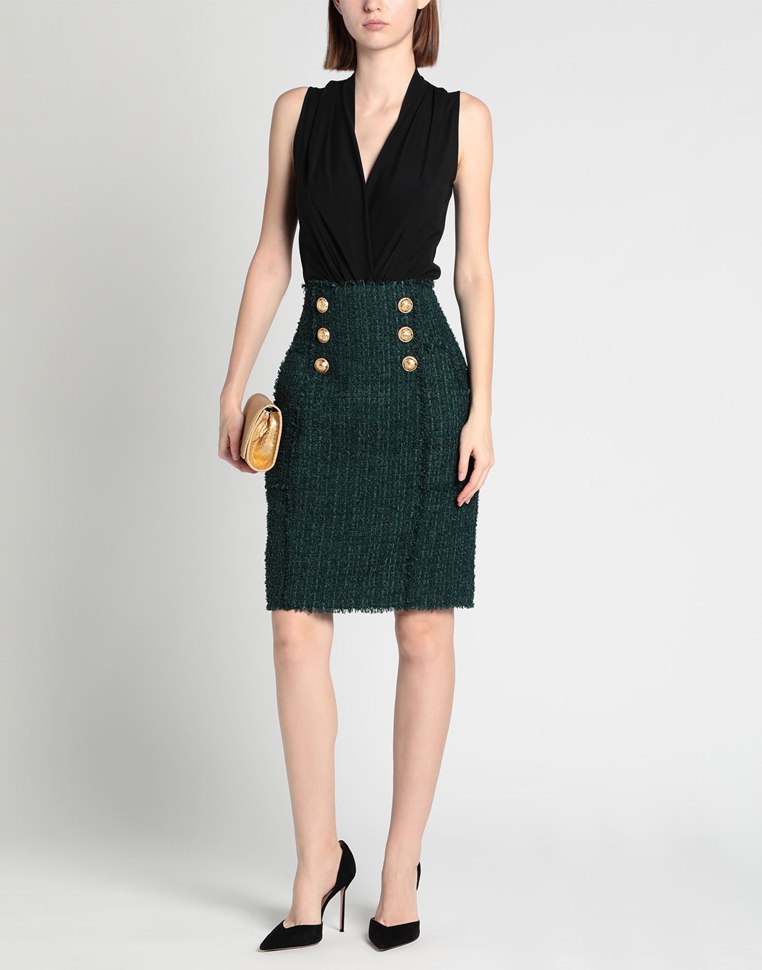 Green Women's Midi Skirt - 3