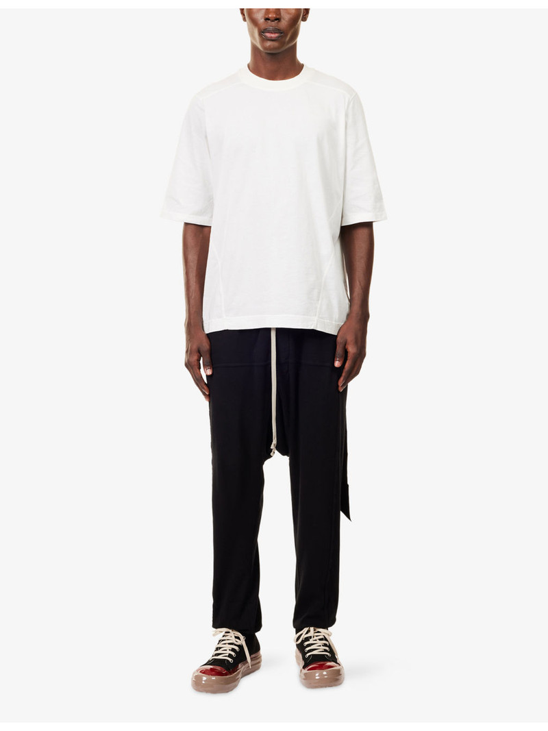 Rick Owens DRKSHDW Walrus Webb-Strap Cotton T-shirt outlook