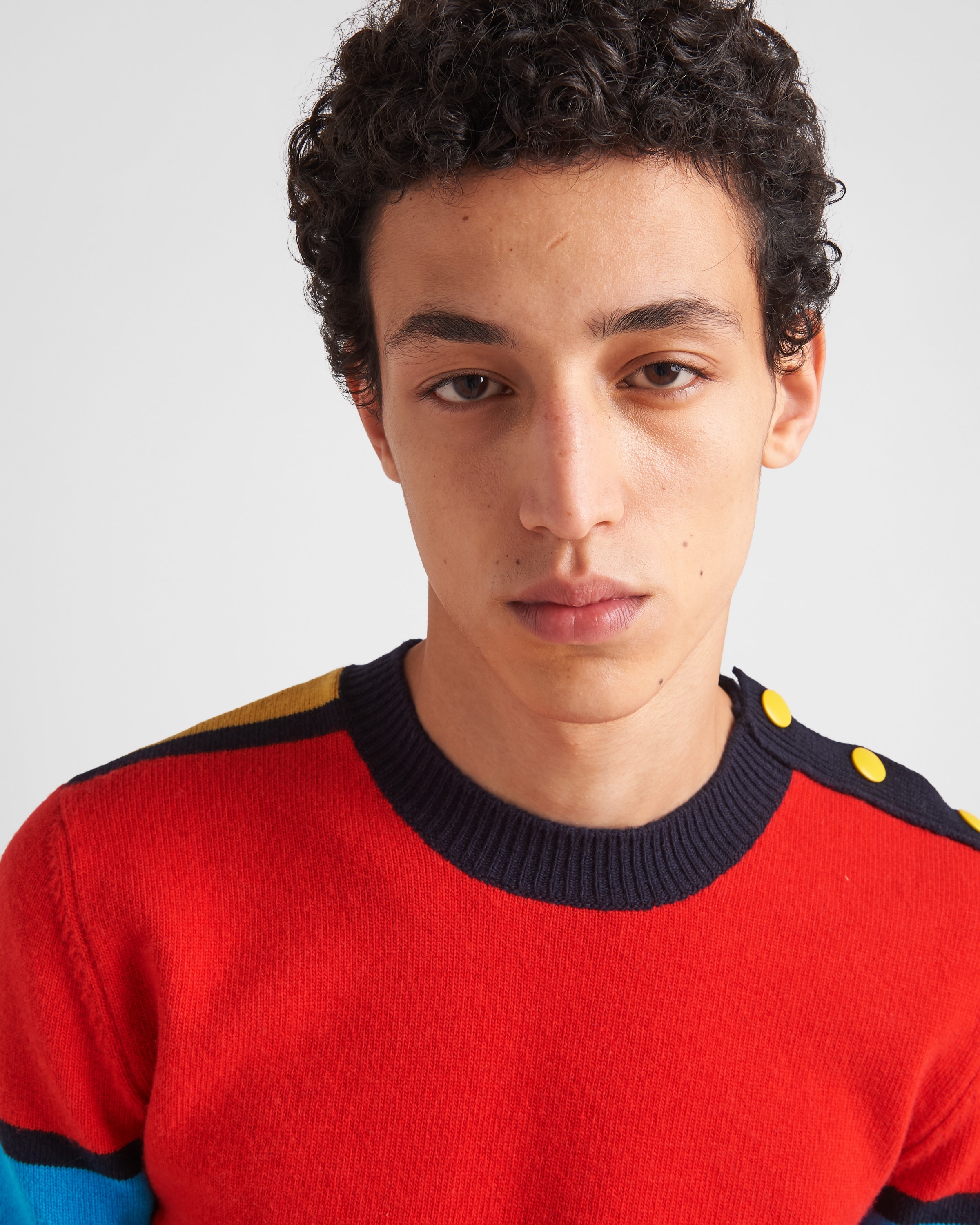 Short-sleeved lambswool sweater - 6