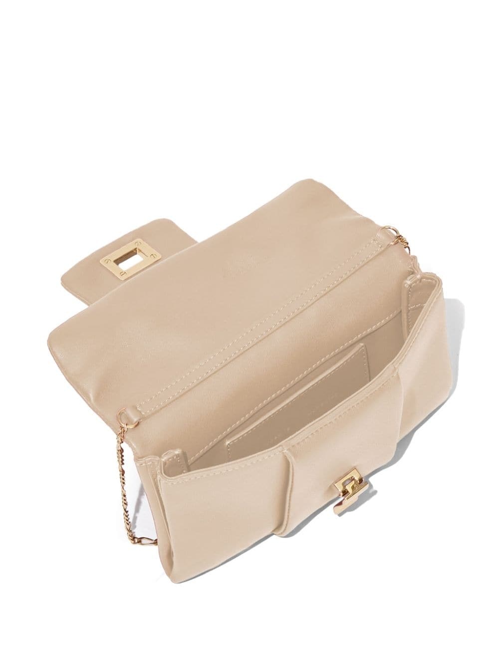 Flip leather shoulder bag - 4