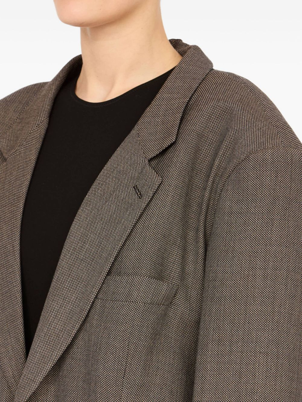 single-breasted blazer - 6