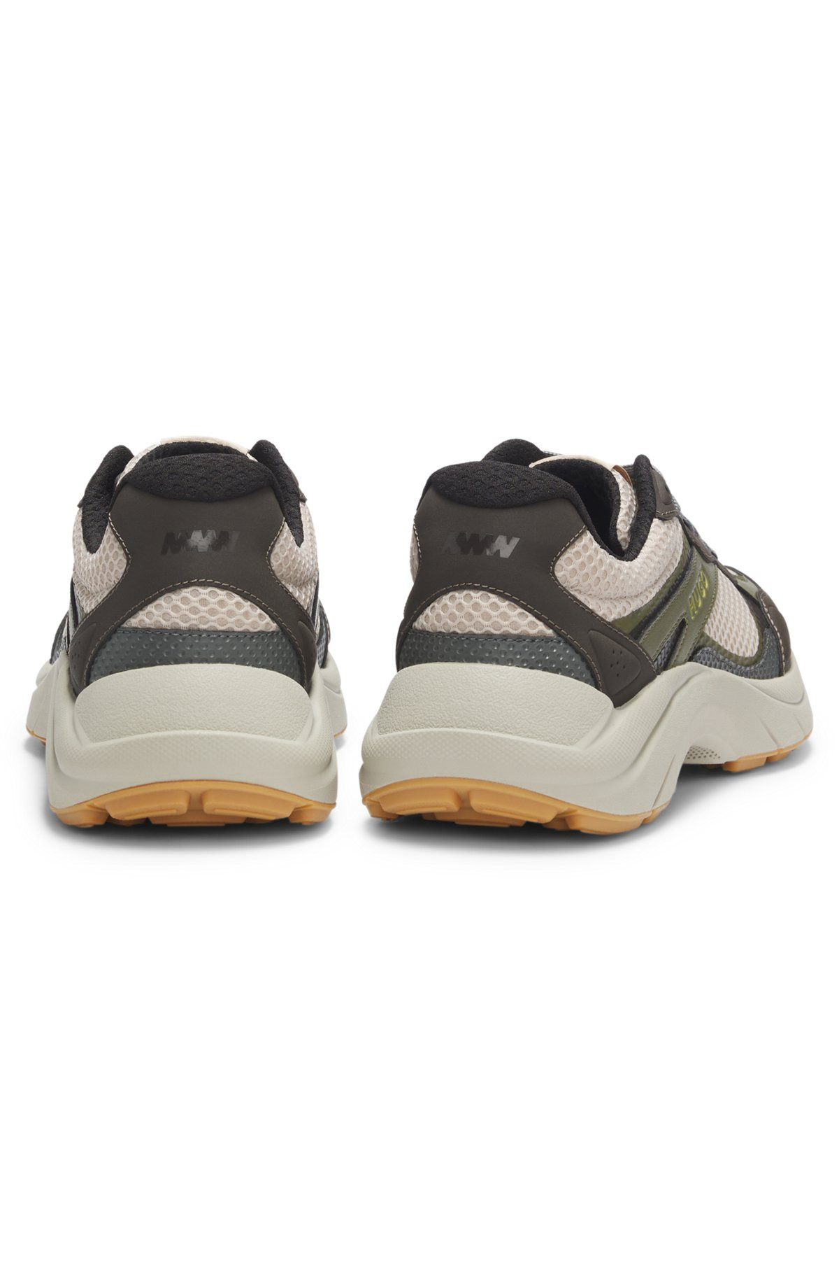 TRAINERS WITH MESH AND FAUX LEATHER - 5