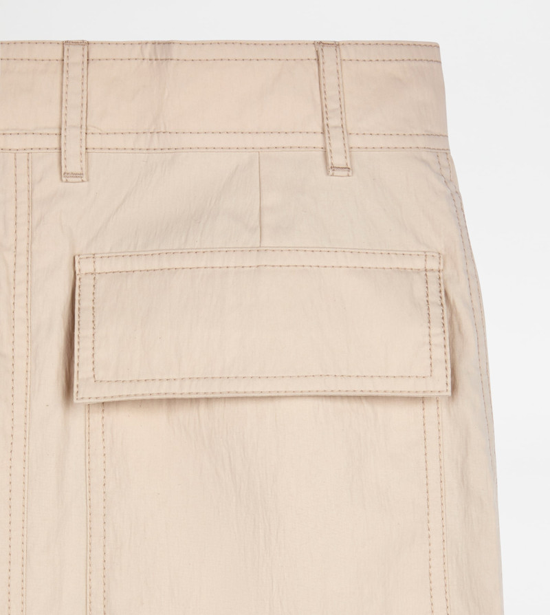 SKIRT IN TECHNICAL COTTON - OFF WHITE 8