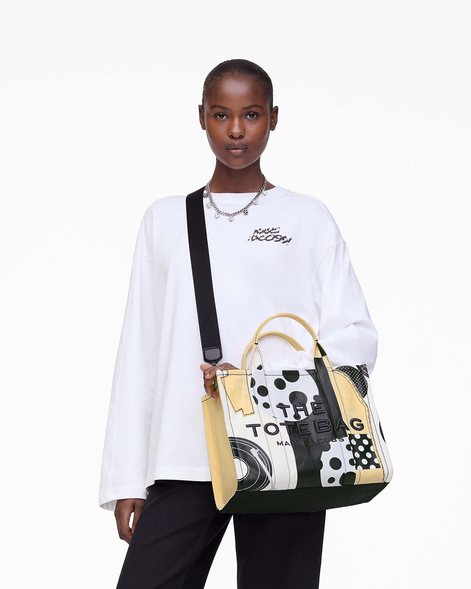DERRICK ADAMS X MARC JACOBS CANVAS MEDIUM TOTE BAG - 2