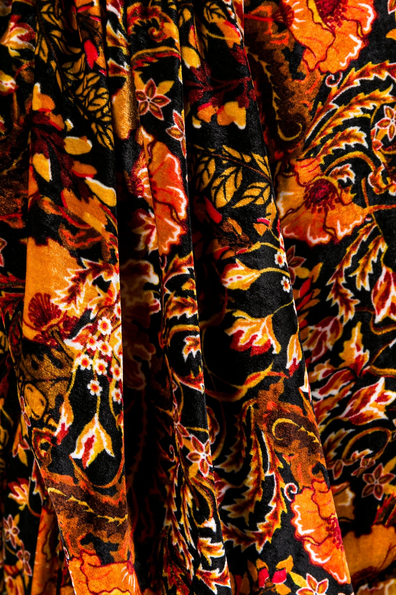 PRINTED DRAPED SKIRT - 5