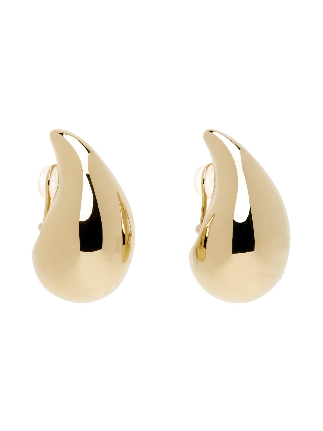 Gold Drop Medium Earrings - 2