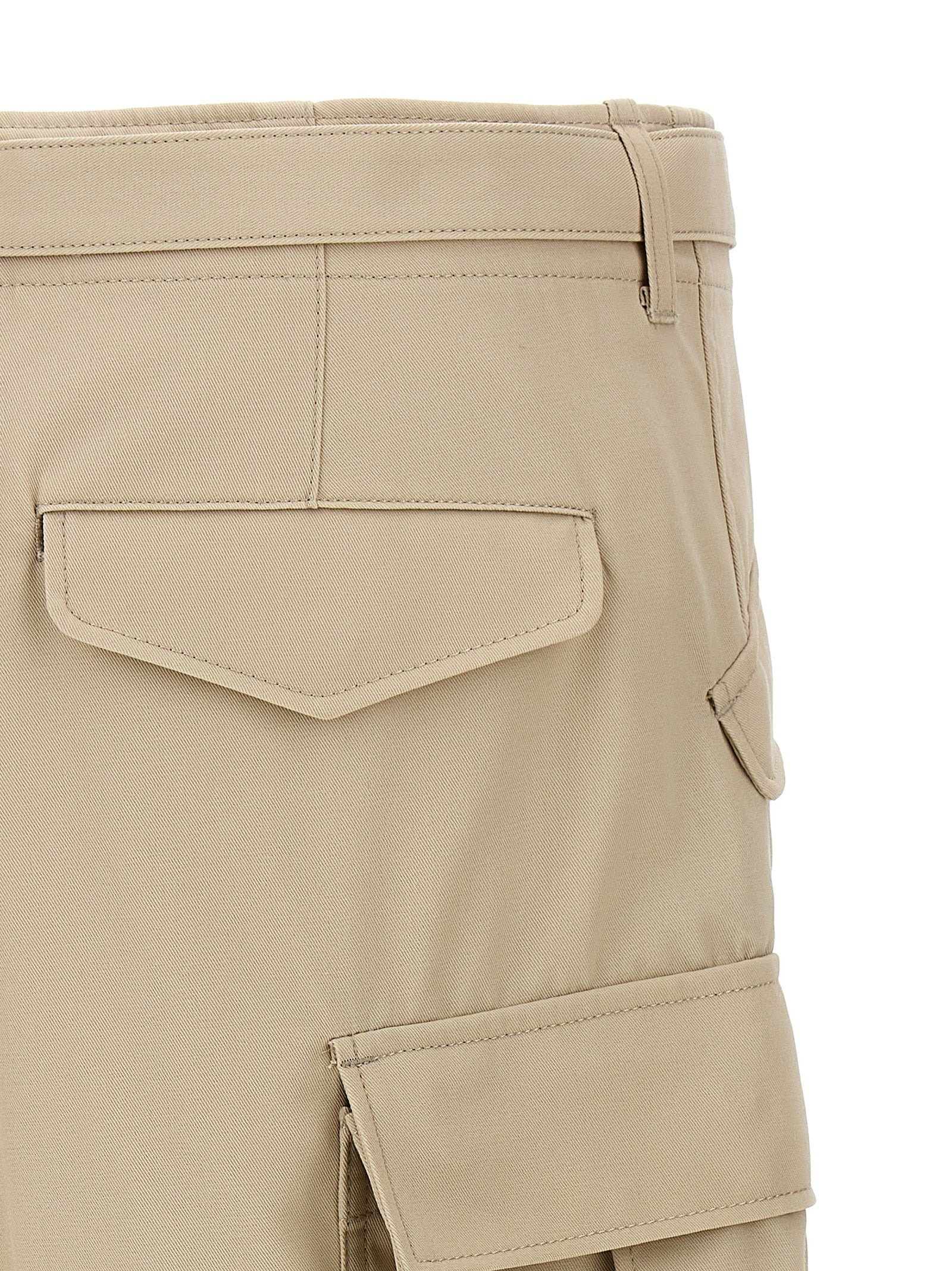 Sacai Men Cargo Bermuda Shorts - 4