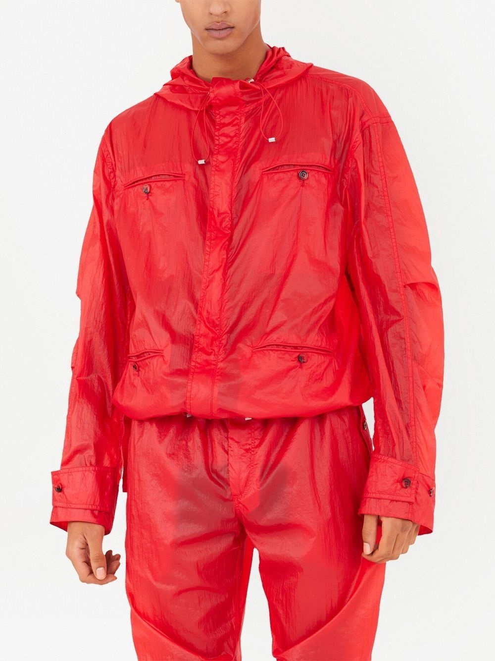 four-pocket hooded jacket - 3
