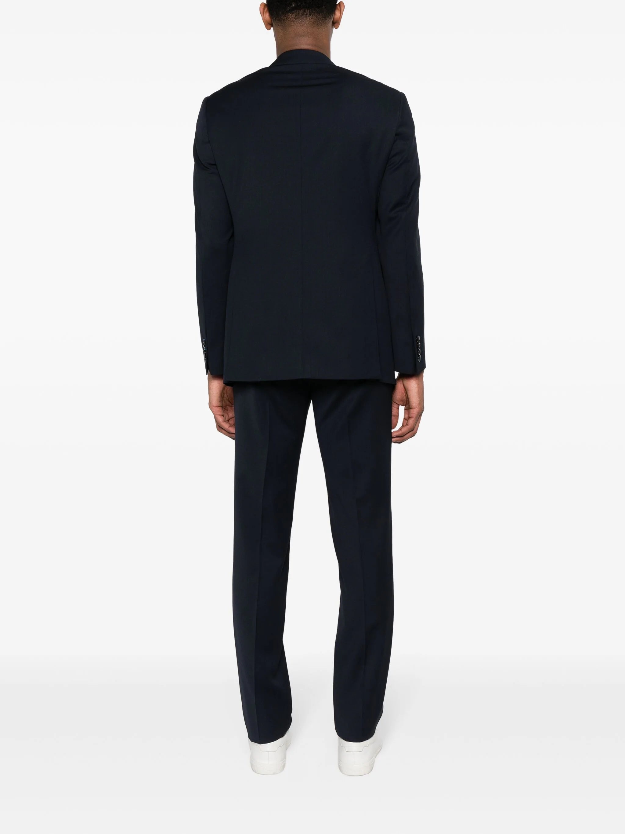 SINGLE-BREASTED VIRGIN-WOOL SUIT - 4