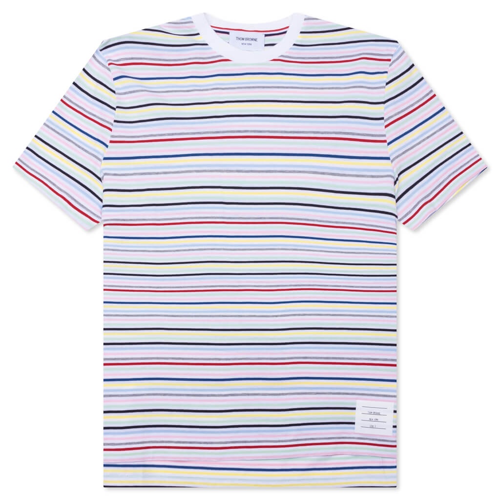 MIDWEIGHT JERSEY STRIPE S/S TEE - MULTI - 1