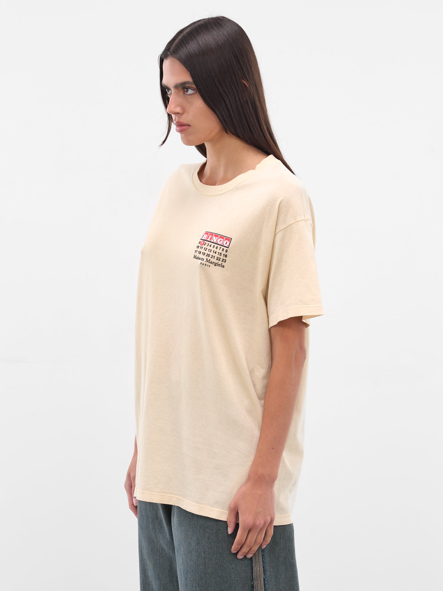 Beige Bingo Graphic Tee - 2