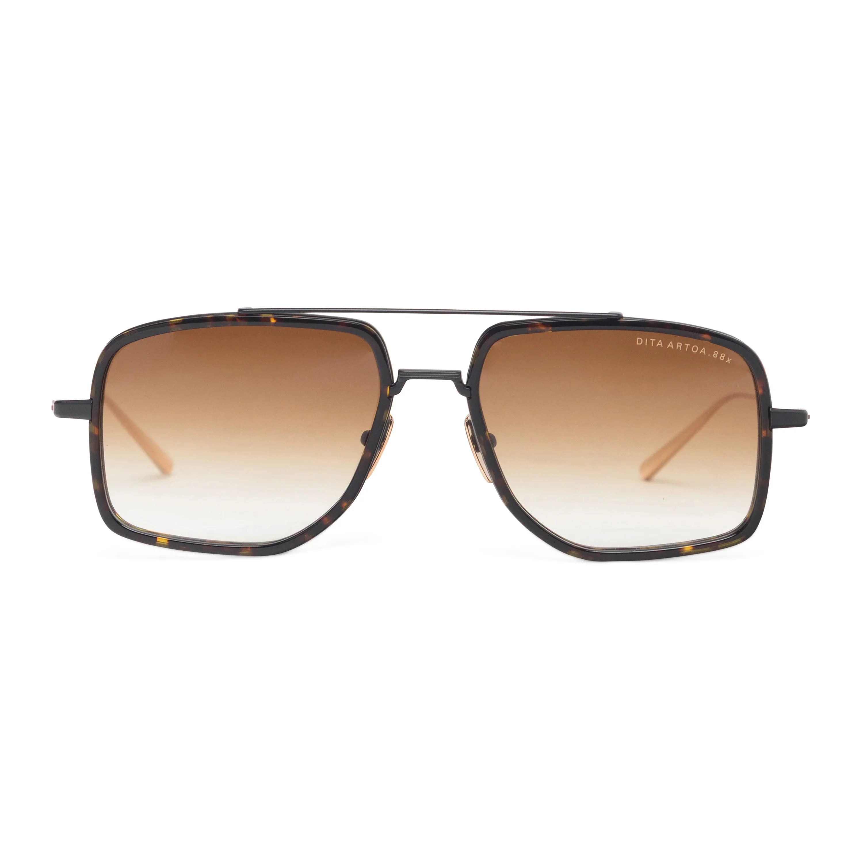 Dita Artoa.88X Matte Black - Dark Tortoise - White Gold - 1