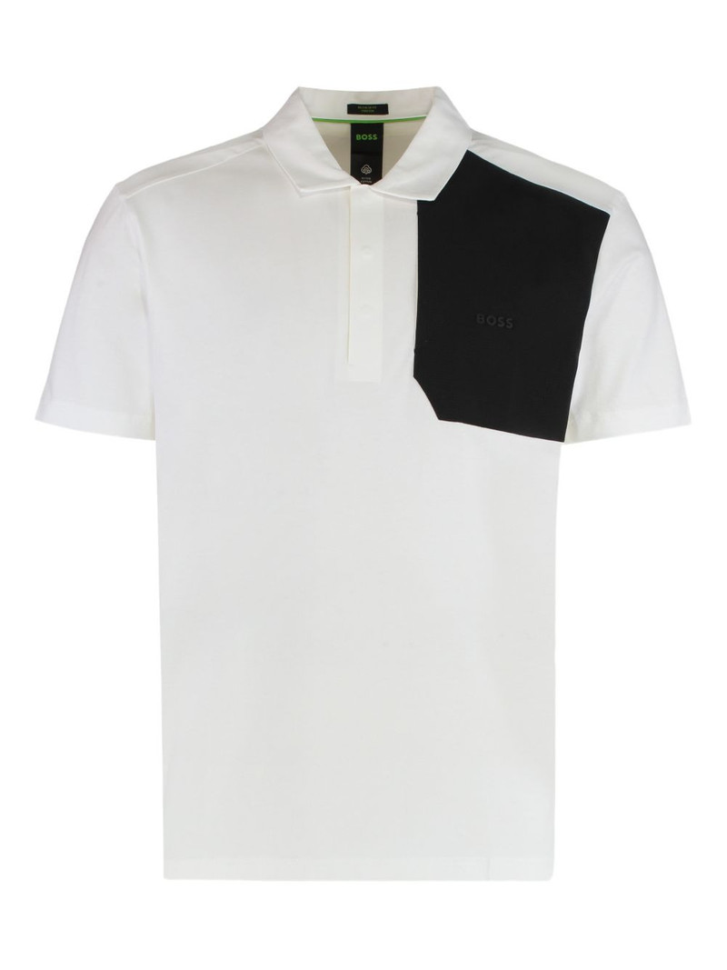 block-panel polo shirt 1