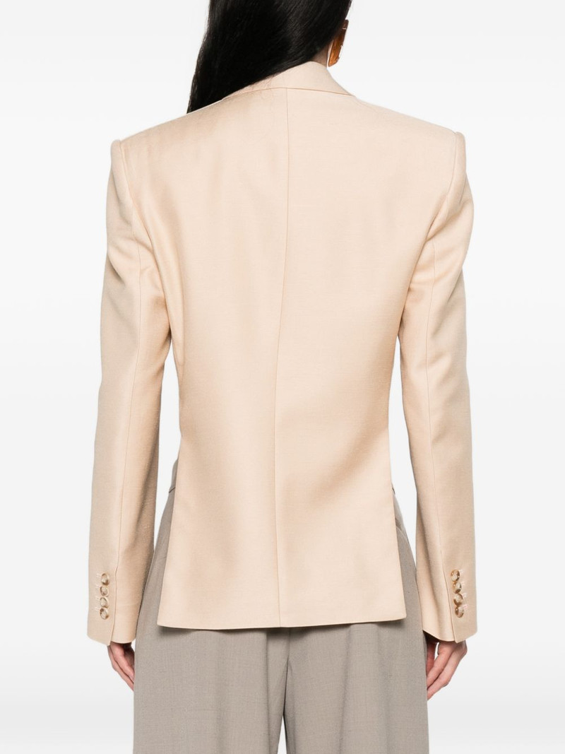 double-breasted cut-out blazer 4