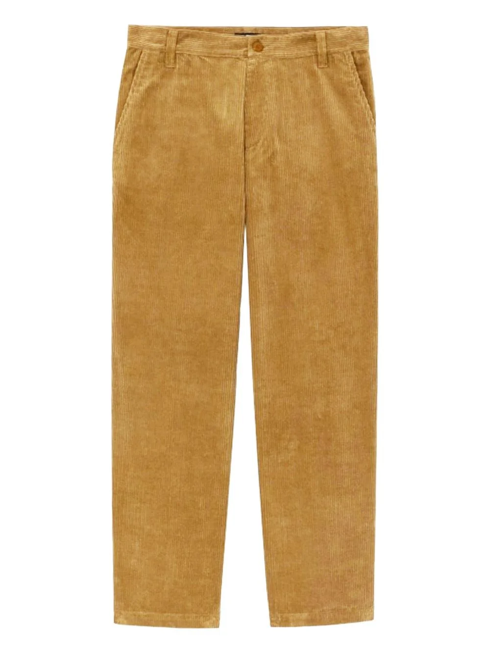 corduroy straight-leg trousers - 1