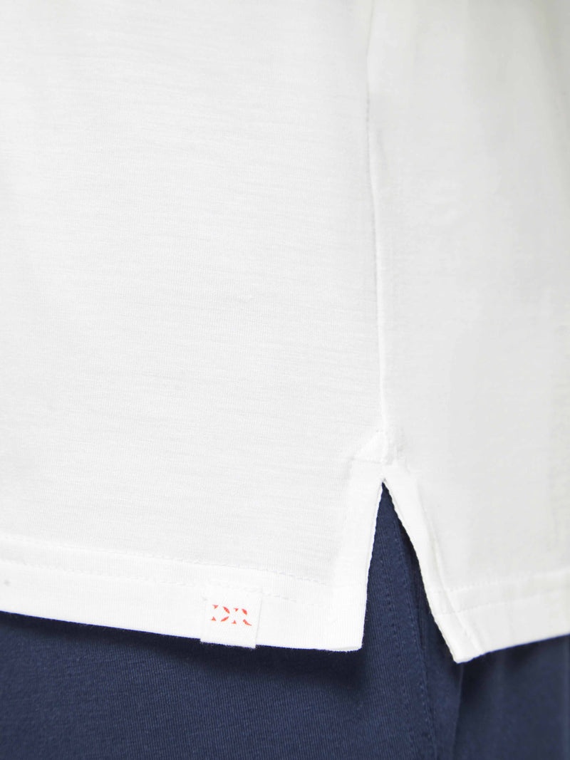 Men's Long Sleeve T-Shirt Basel Micro Modal Stretch White - 6