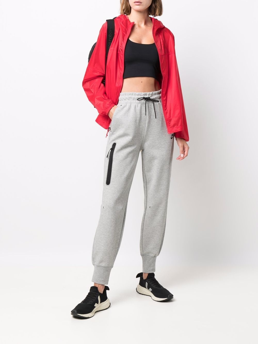 zip-pocket drawstring joggers - 2