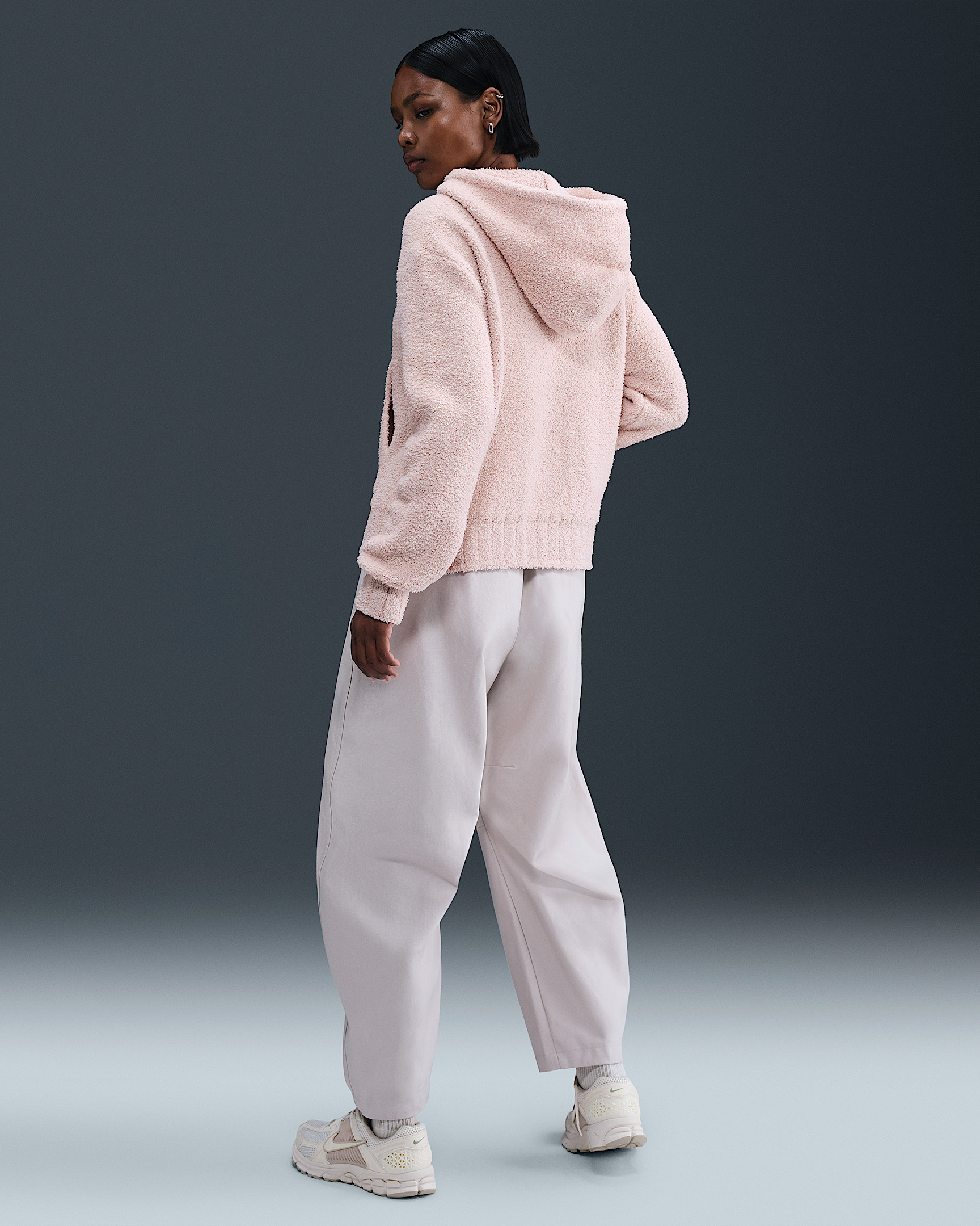 Nike Sportswear Phoenix Cozy Bouclé Women's Loose Knit Hoodie - 5