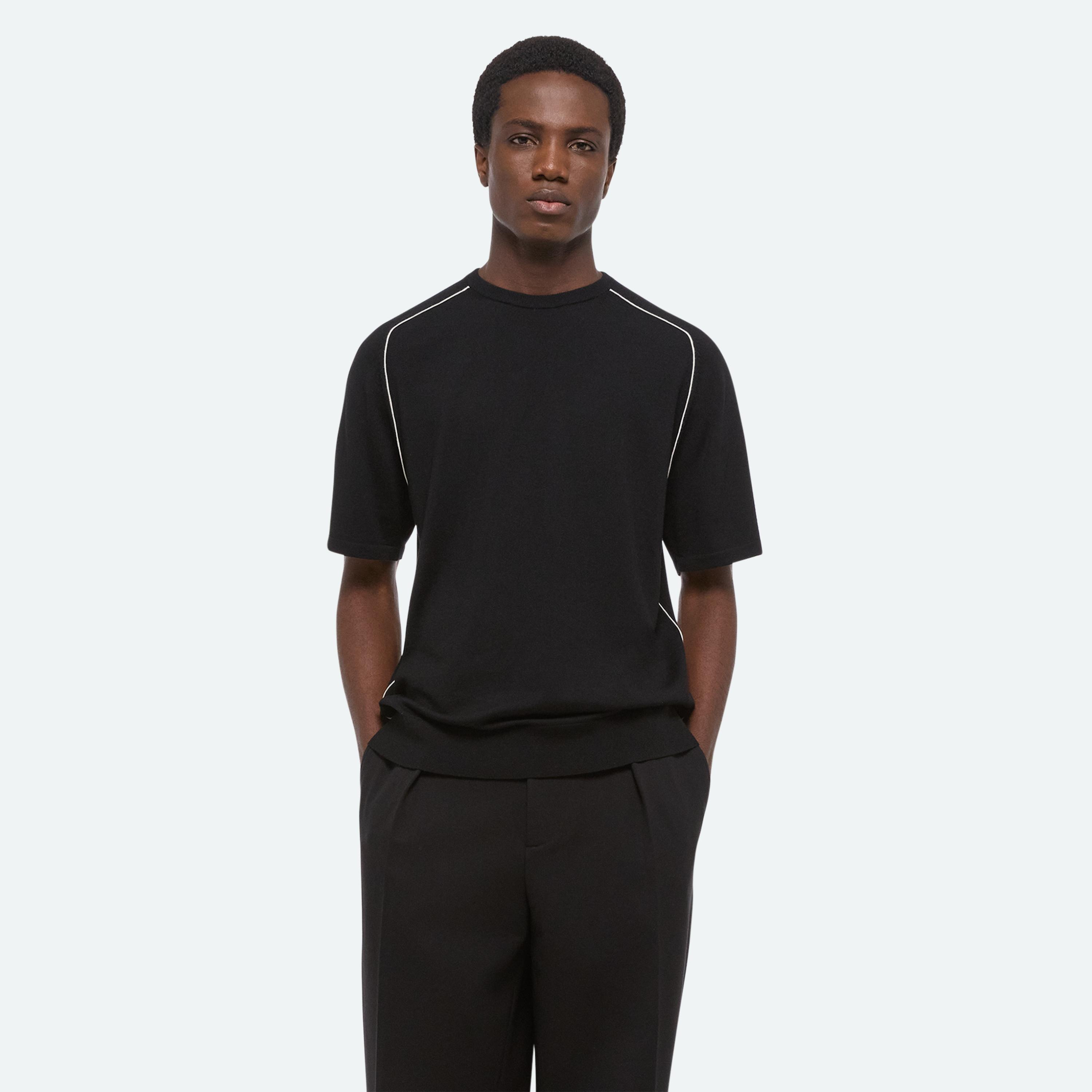CONTRAST SEAM TEE - 8