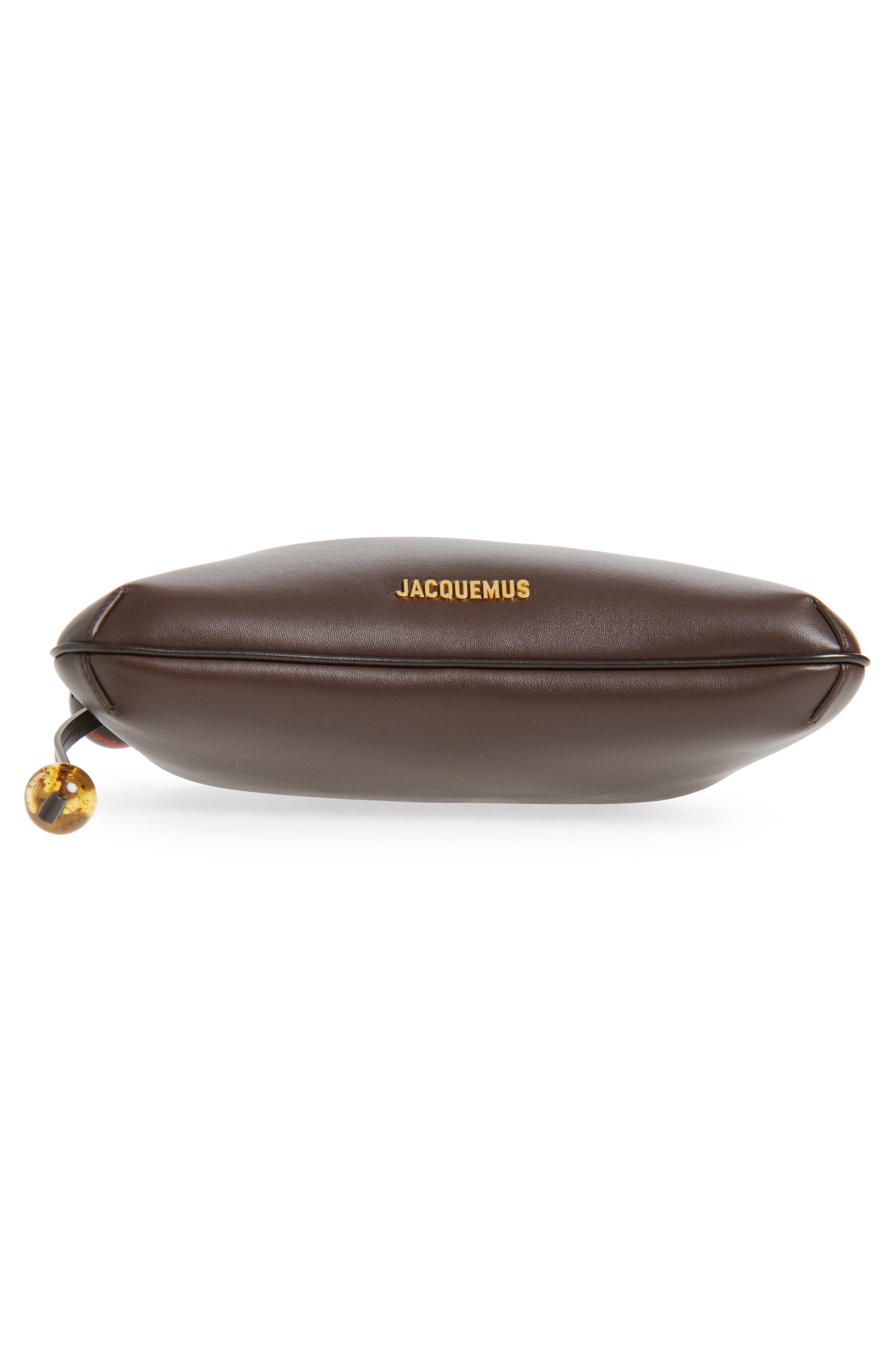 Jacquemus Le Grand Bisou Perle Leather Shoulder Bag in Brown at Nordstrom - 7