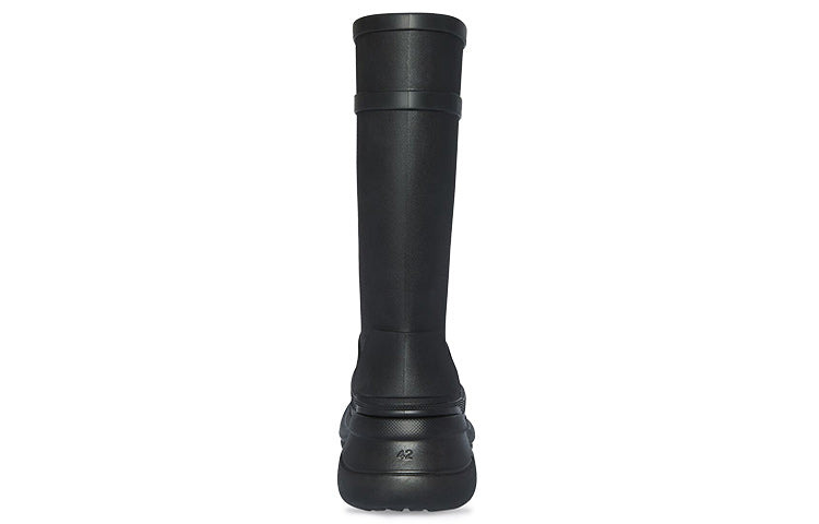 (WMNS) Crocs x Balenciaga Boots 'Black' 677388W1S8E1000 - 6