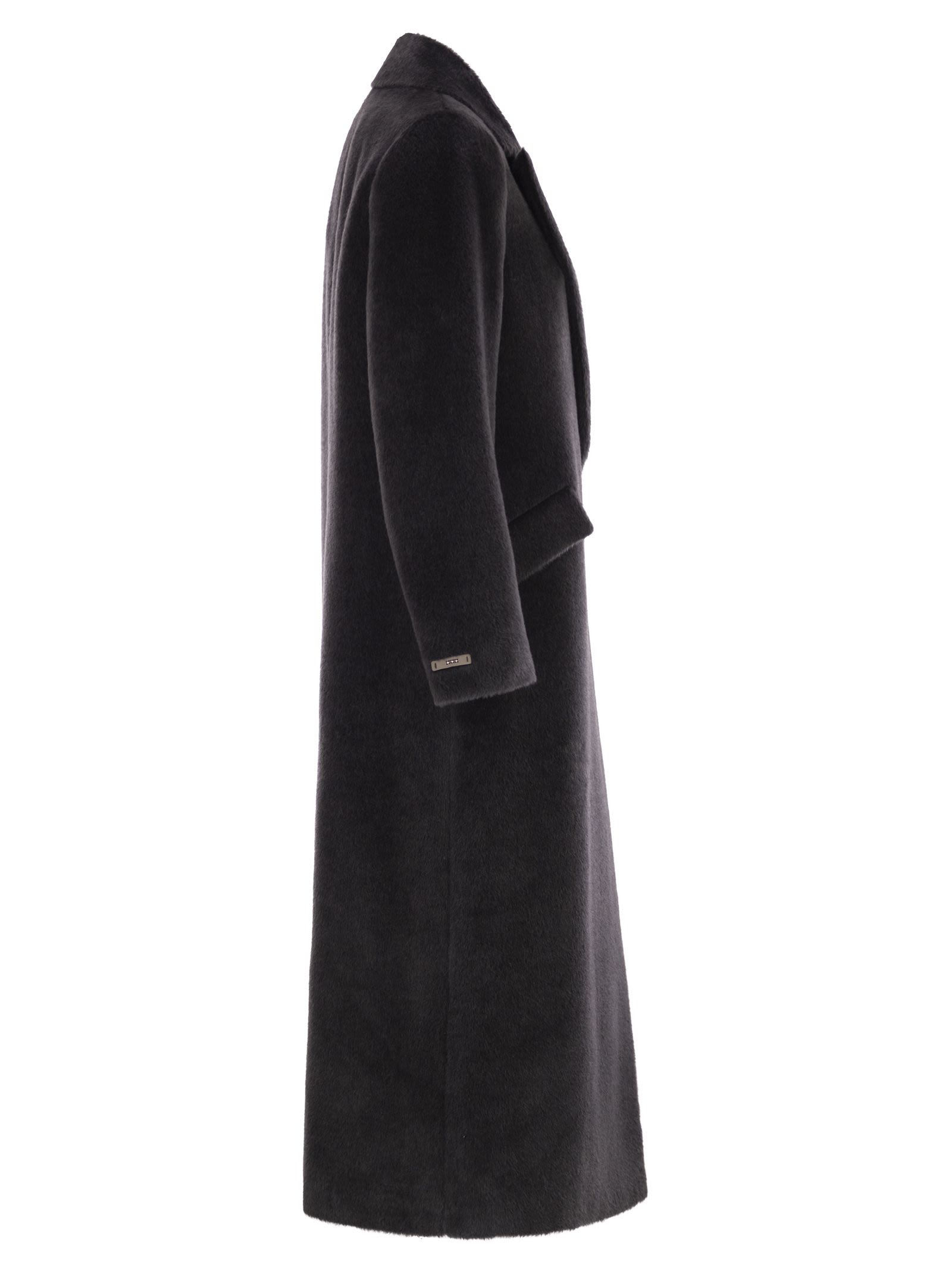 PESERICO - Peserico Women Long-Haired Coat In Alpaca And Wool - 3