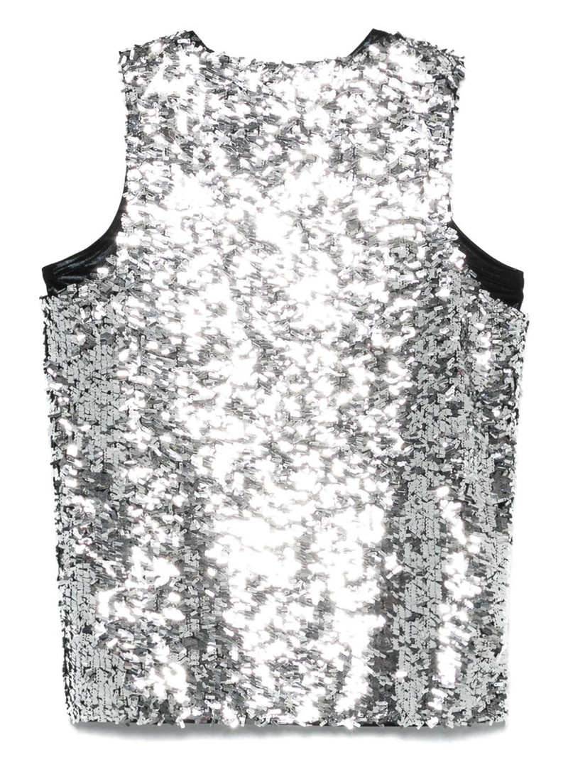 Junya Watanabe sequin-embellished top outlook