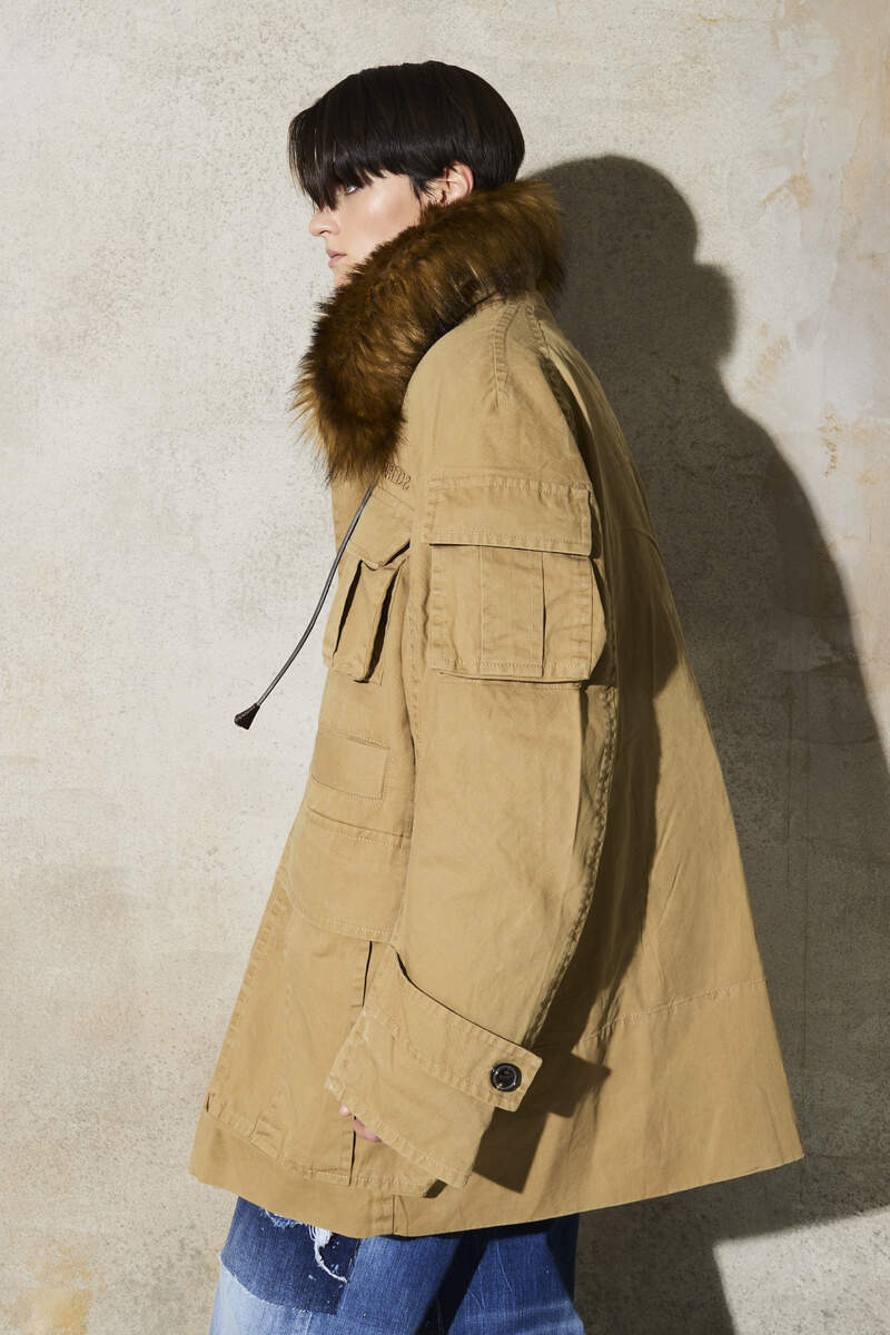MILITARY FUR COLLAR PARKA - 7