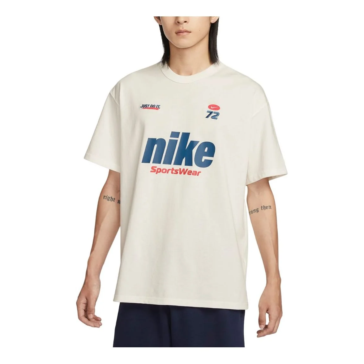 Nike Sportswear Premium Essentials Graphic T-shirt Asia Sizing 'Sail' HQ1570-133 - 1